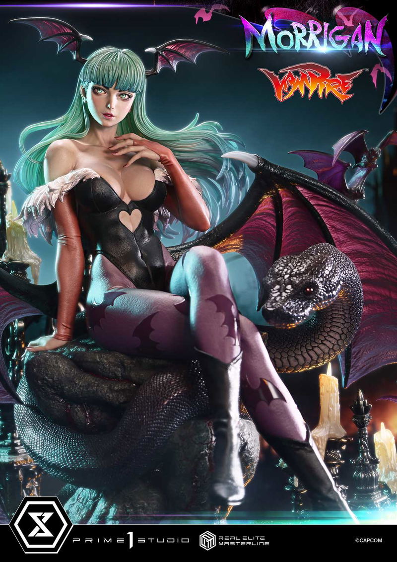 Real Elite Masterline Darkstalkers 1/4 Scale Statue: Morrigan image 10