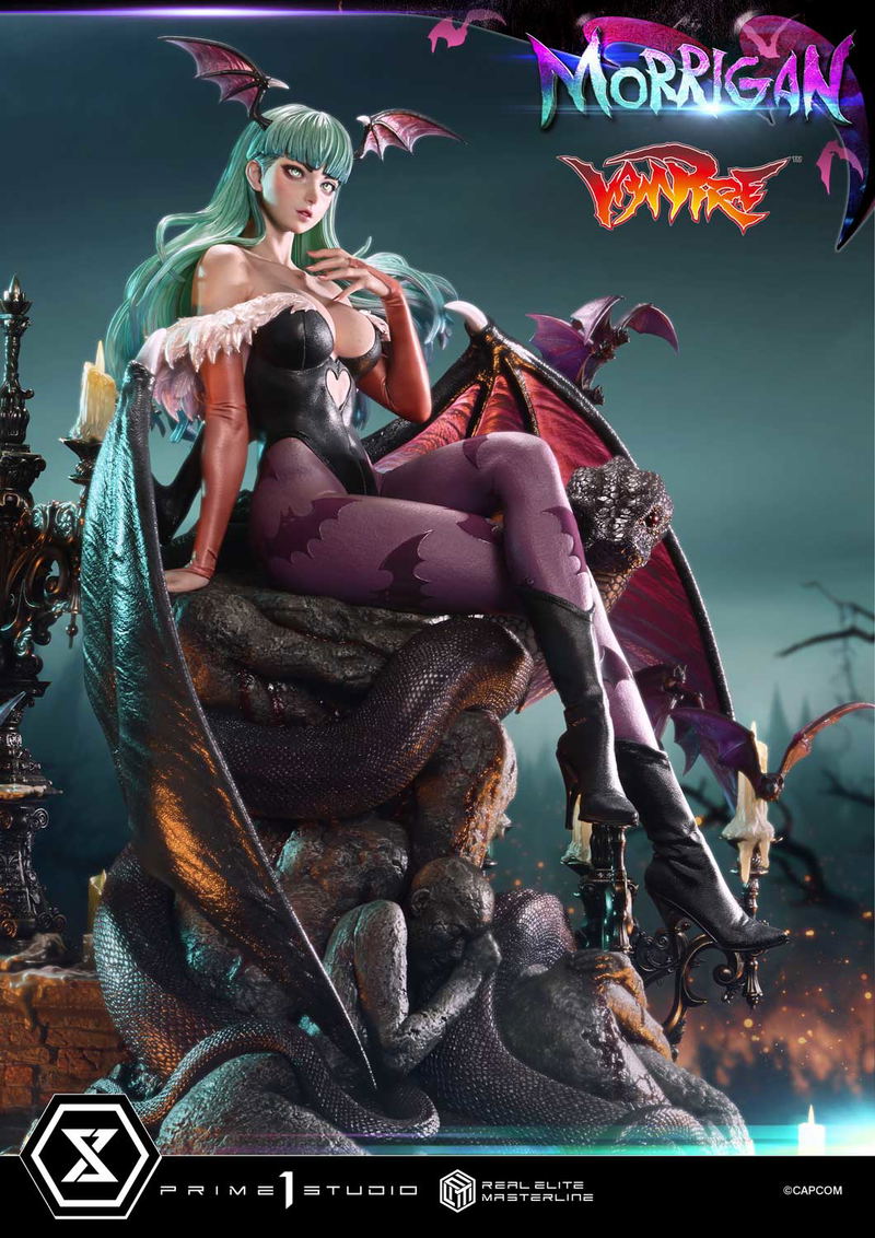 Real Elite Masterline Darkstalkers 1/4 Scale Statue: Morrigan image 12