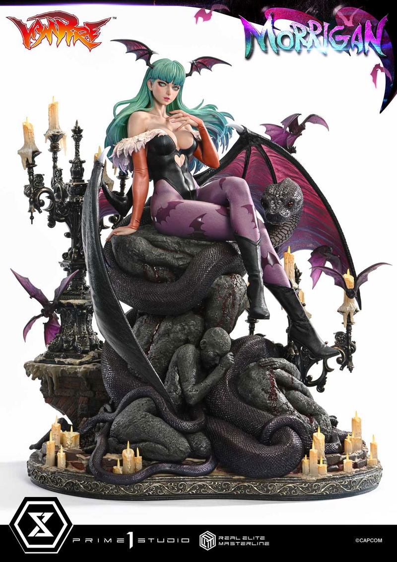 Real Elite Masterline Darkstalkers 1/4 Scale Statue: Morrigan image 1