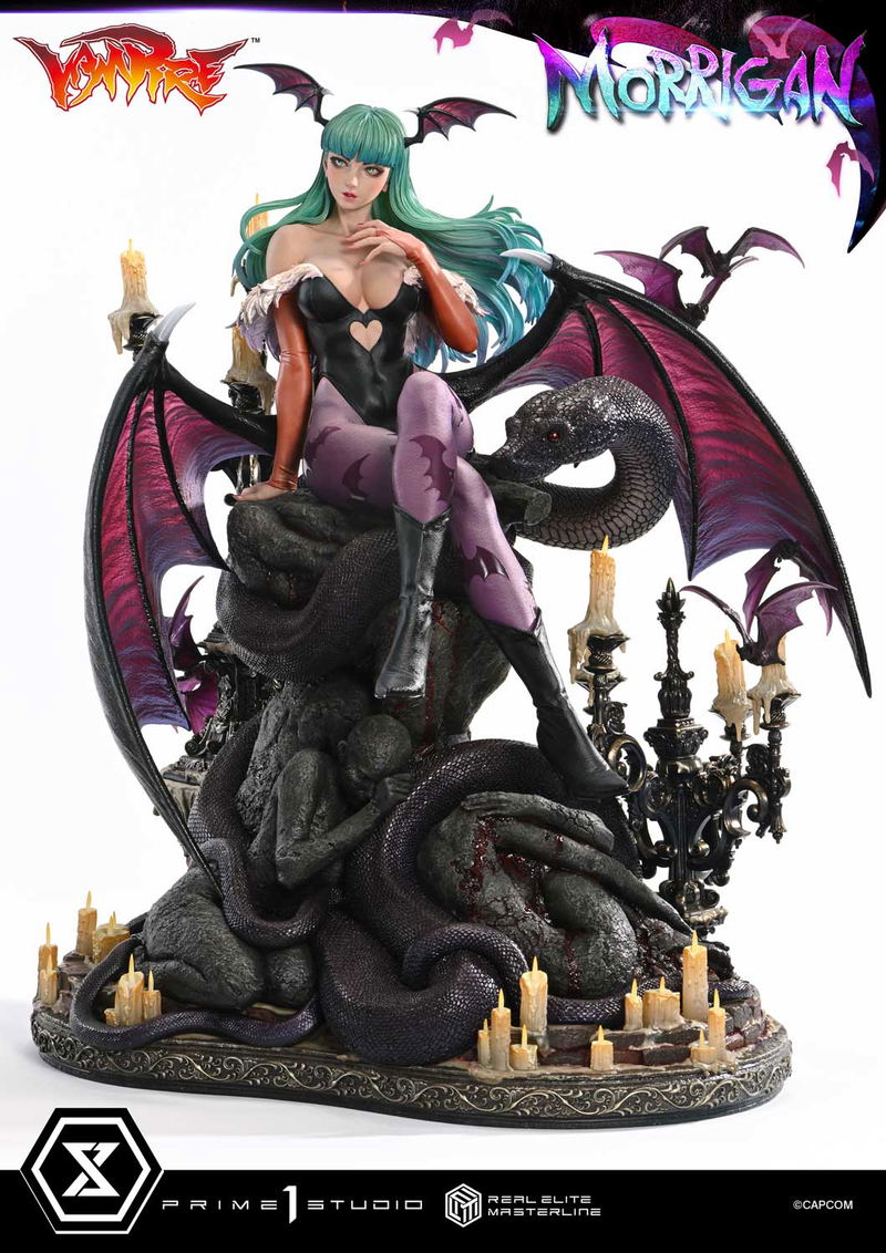 Real Elite Masterline Darkstalkers 1/4 Scale Statue: Morrigan image 13