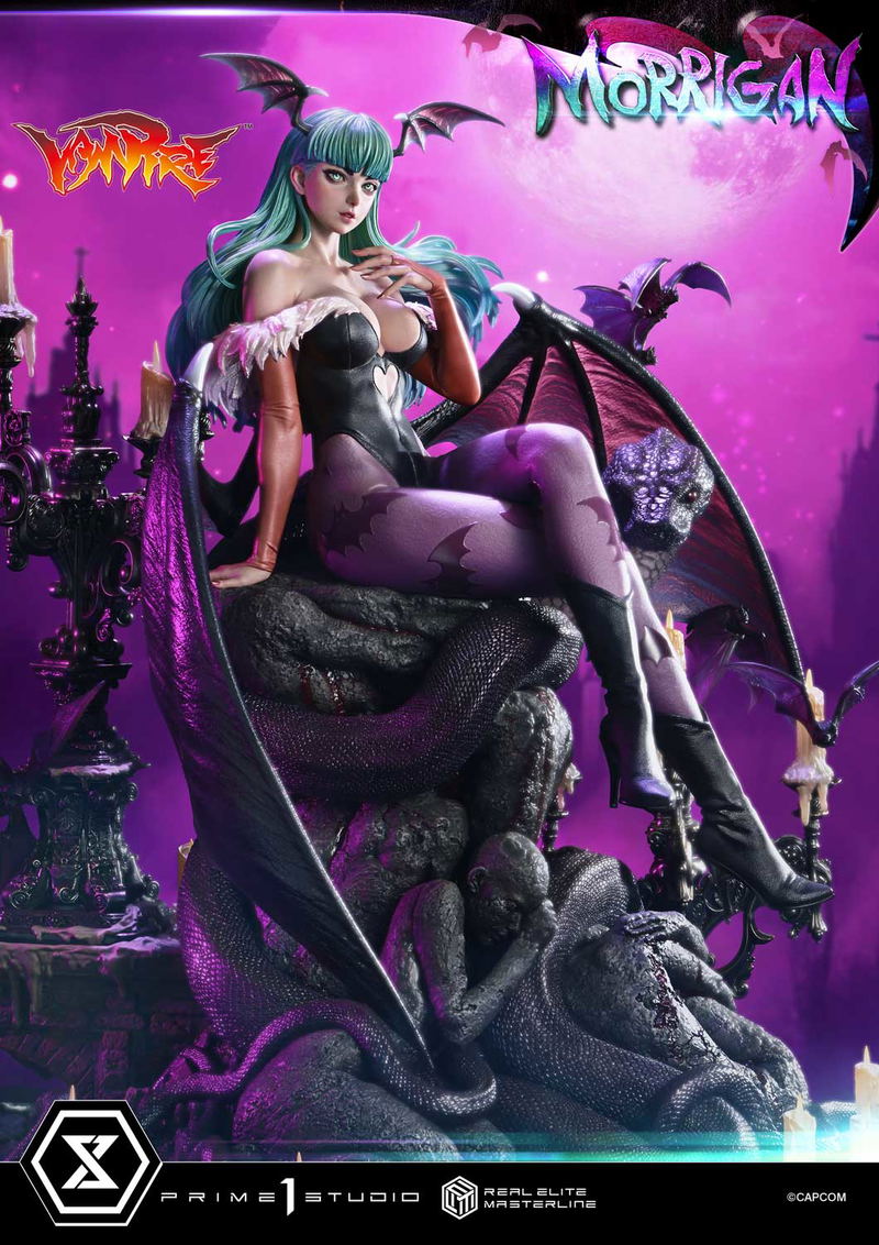 Real Elite Masterline Darkstalkers 1/4 Scale Statue: Morrigan image 2