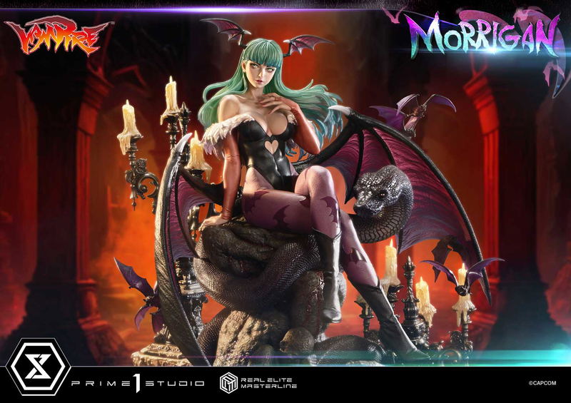Real Elite Masterline Darkstalkers 1/4 Scale Statue: Morrigan image 25