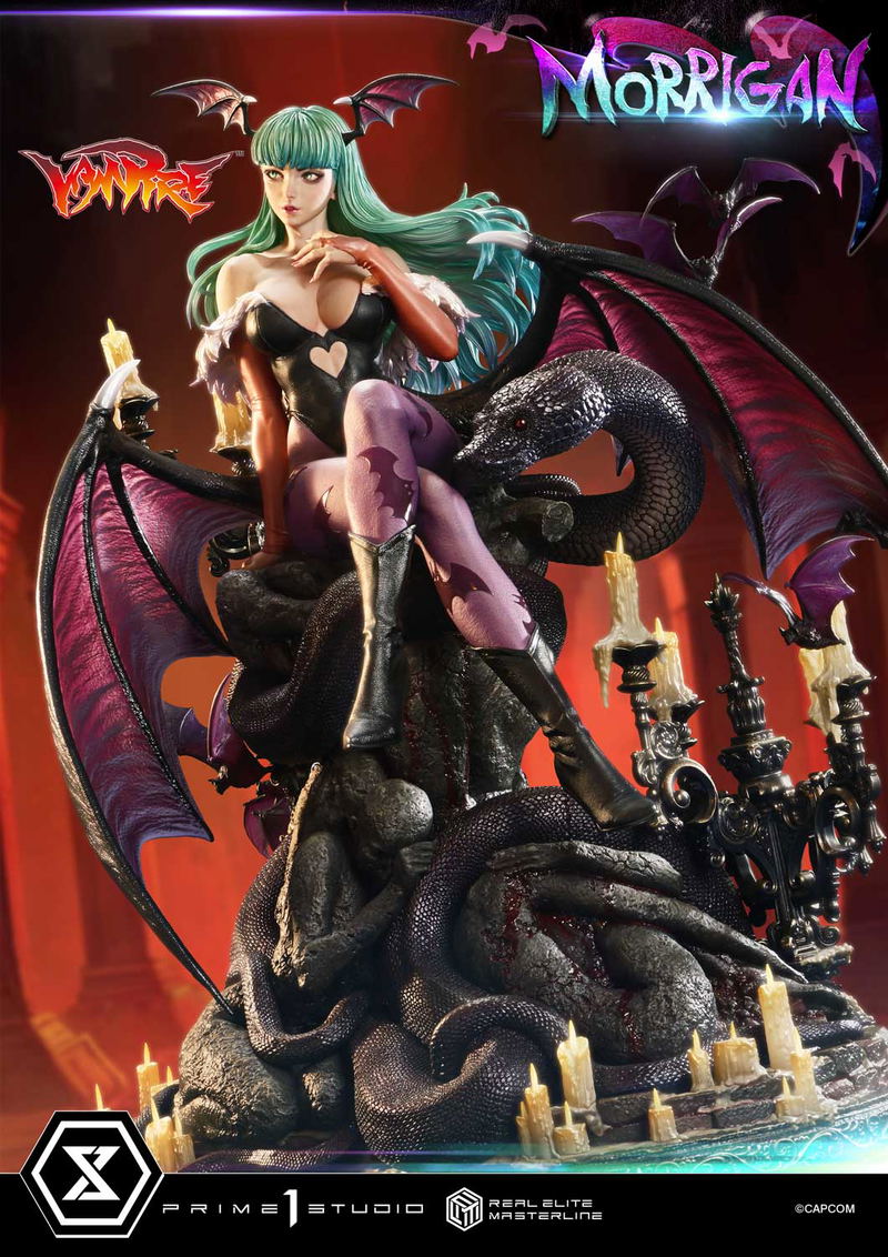 Real Elite Masterline Darkstalkers 1/4 Scale Statue: Morrigan image 3