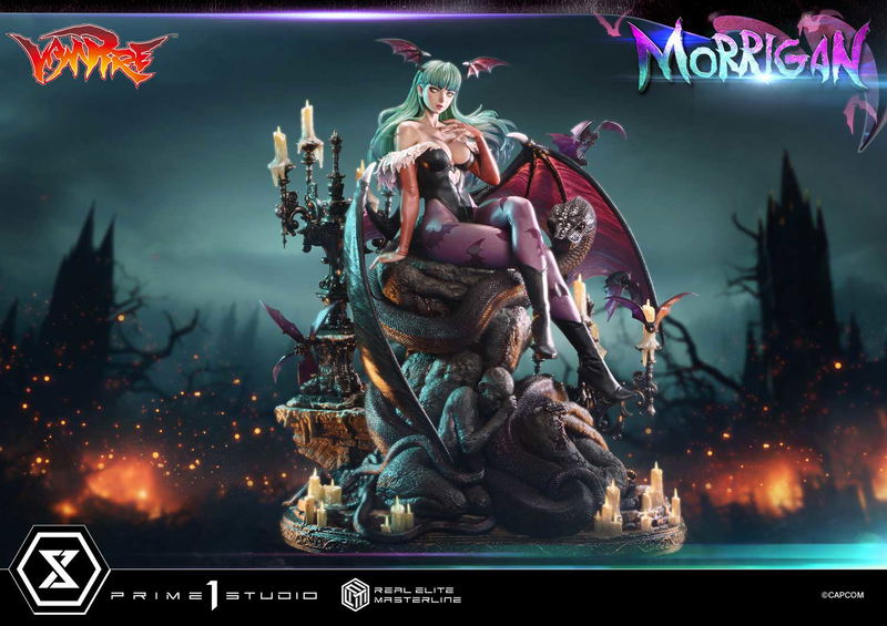 Real Elite Masterline Darkstalkers 1/4 Scale Statue: Morrigan image 31