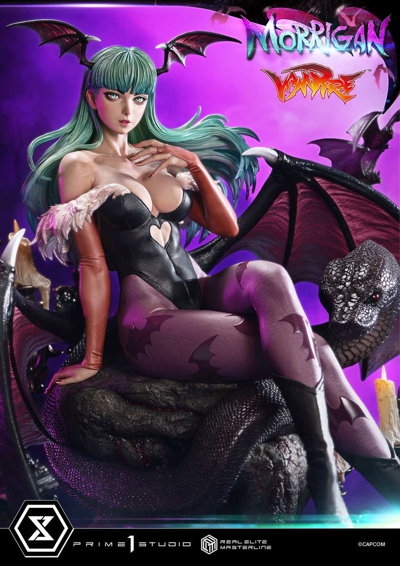 Real Elite Masterline Darkstalkers 1/4 Scale Statue: Morrigan image 6