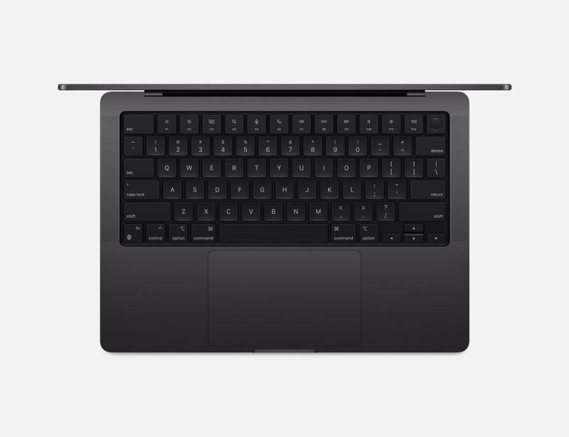 14-inch MacBook Pro: Apple M4 Pro chip with 12‑core CPU and 16‑core GPU, 24GB, 512GB SSD - Space Black image 2