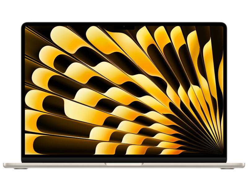 15-inch MacBook Air: Apple M4 chip with 10-core CPU and 10-core GPU, 16GB, 512GB SSD - Starlight image 1