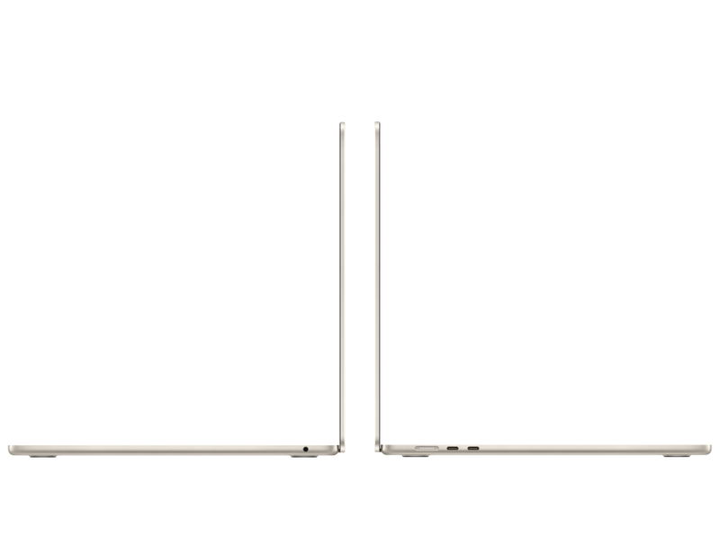 15-inch MacBook Air: Apple M4 chip with 10-core CPU and 10-core GPU, 16GB, 512GB SSD - Starlight image 3