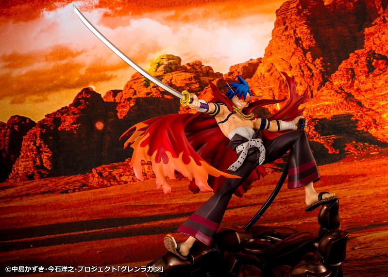 Tengen Toppa Gurren Lagann Pre-Painted Figure: Kamina & Gurren image 12