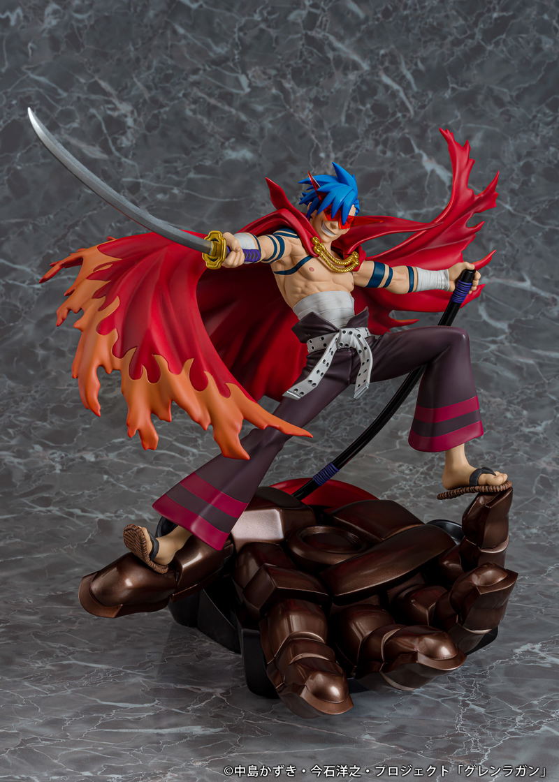 Tengen Toppa Gurren Lagann Pre-Painted Figure: Kamina & Gurren image 2