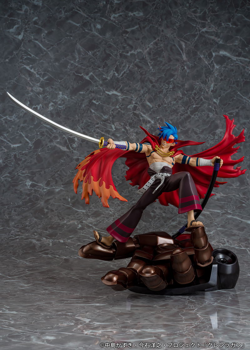 Tengen Toppa Gurren Lagann Pre-Painted Figure: Kamina & Gurren image 3