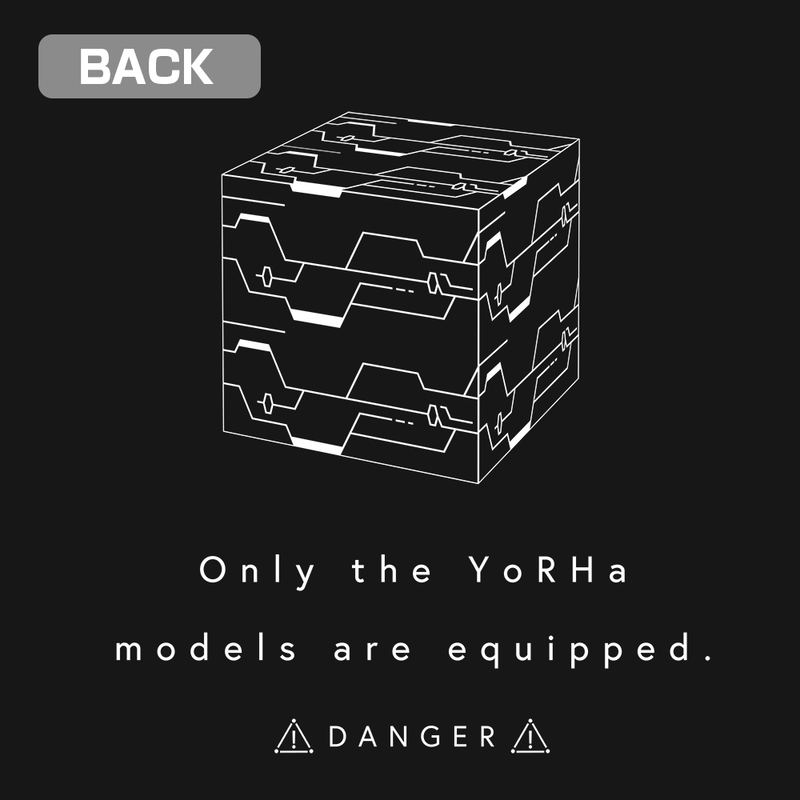 NieR:Automata Ver1.1a - YoRHa Unit Thin Dry Hoodie (Black | Size L) image 3