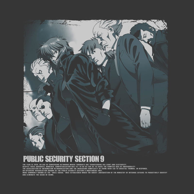 Ghost In The Shell: Stand Alone Complex - Ghost In The Shell T-shirt (Sumi | Size XL) image 2