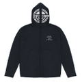 Ghost In The Shell: Stand Alone Complex - Laughing Man Icon Full Zip Hoodie (Black | Size M) thumbnail 1