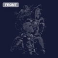 Ghost In The Shell: Stand Alone Complex - Motoko Kusanagi Pixel T-shirt (Navy | Size L) thumbnail 2