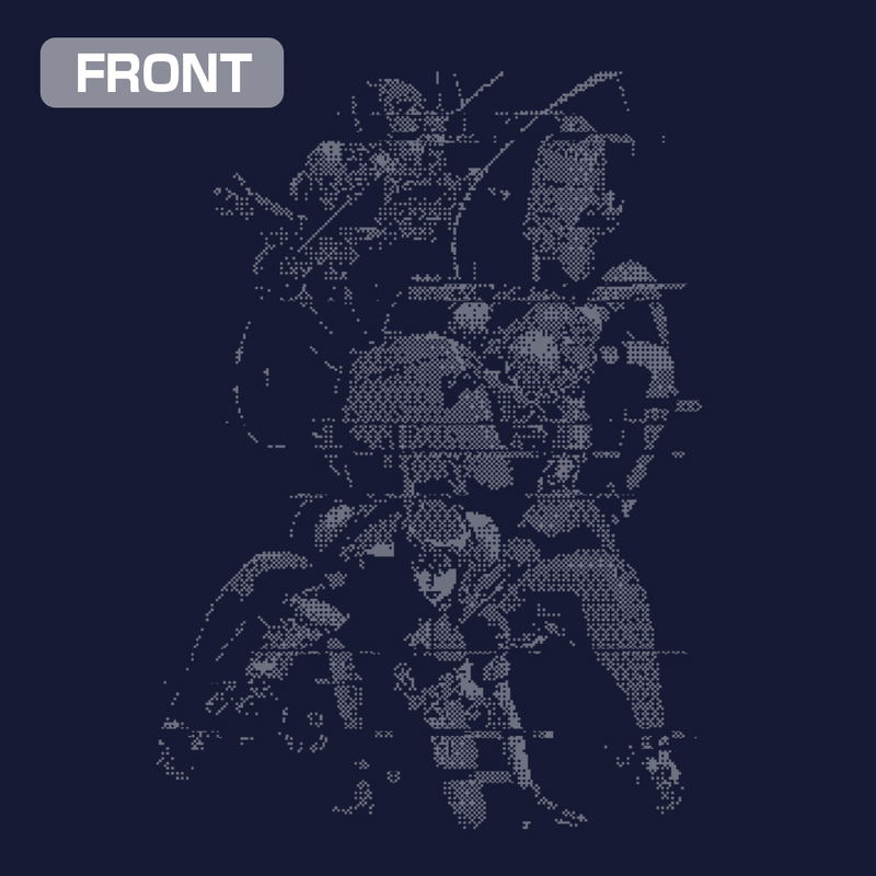 Ghost In The Shell: Stand Alone Complex - Motoko Kusanagi Pixel T-shirt (Navy | Size L) image 2
