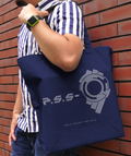 Ghost In The Shell: Stand Alone Complex - Public Security Section 9 Logo Large Tote Bag (Navy) thumbnail 2