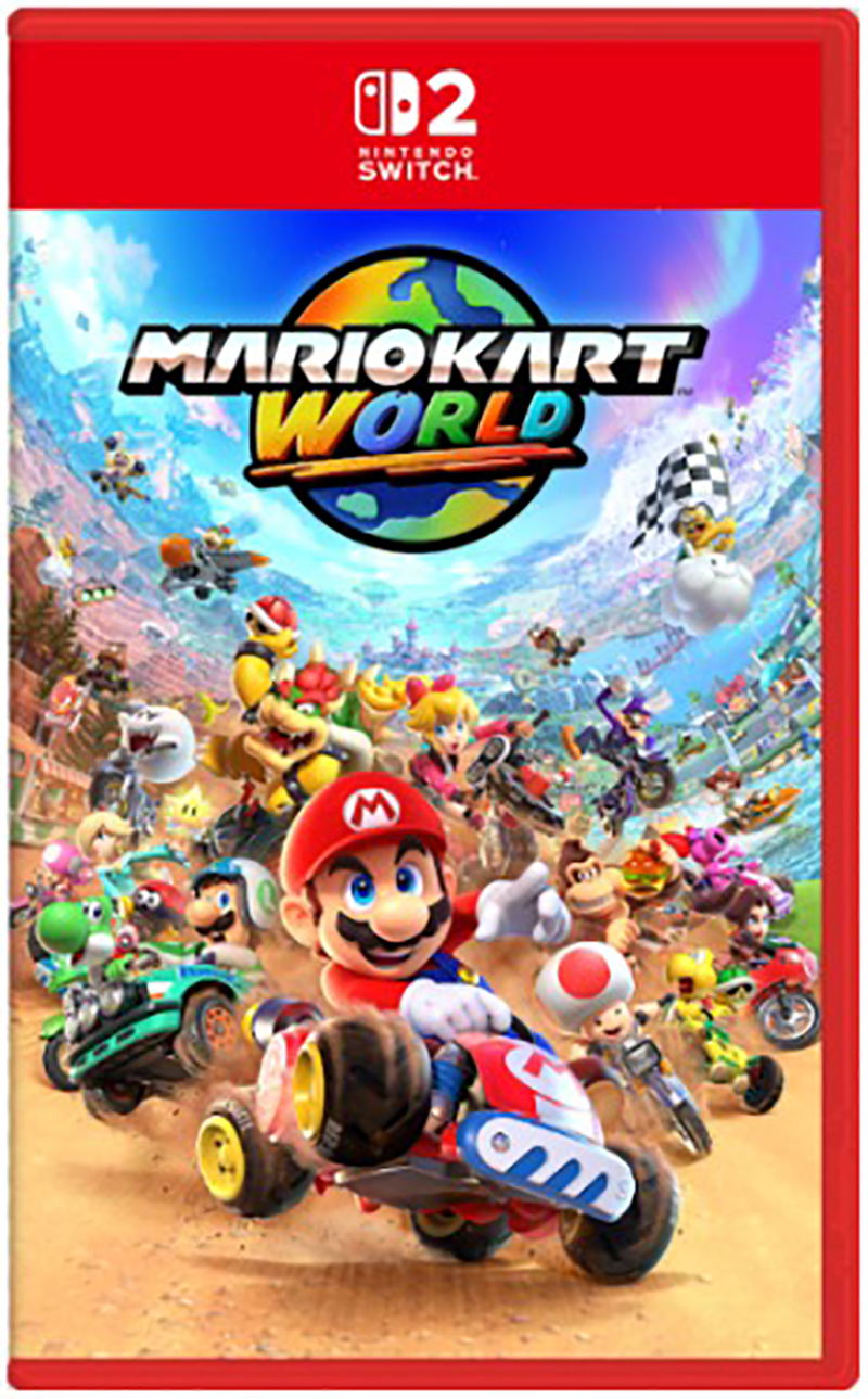 Mario Kart World Game Cart (Cover - MDE) — Import Game Deal