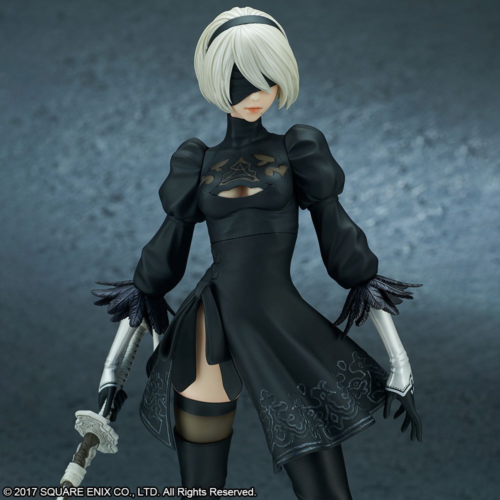 ゲームキャラクター NieR: Automata YoRHa No.2 TypeB Deluxe NieR:Automata Pre-Painted Figure: 2B (YoRHa No. 2 Type B) Deluxe