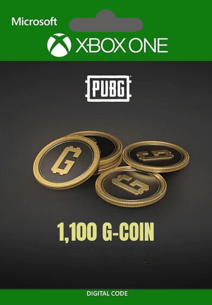 PUBG 1100 G-Coin Xbox | Global digital — Import Game Deal