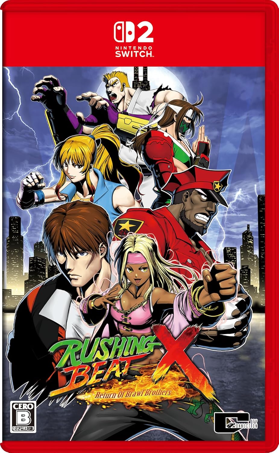 RUSHING BEAT X: Return of Brawl Brothers Game Cart — Import Game Deal