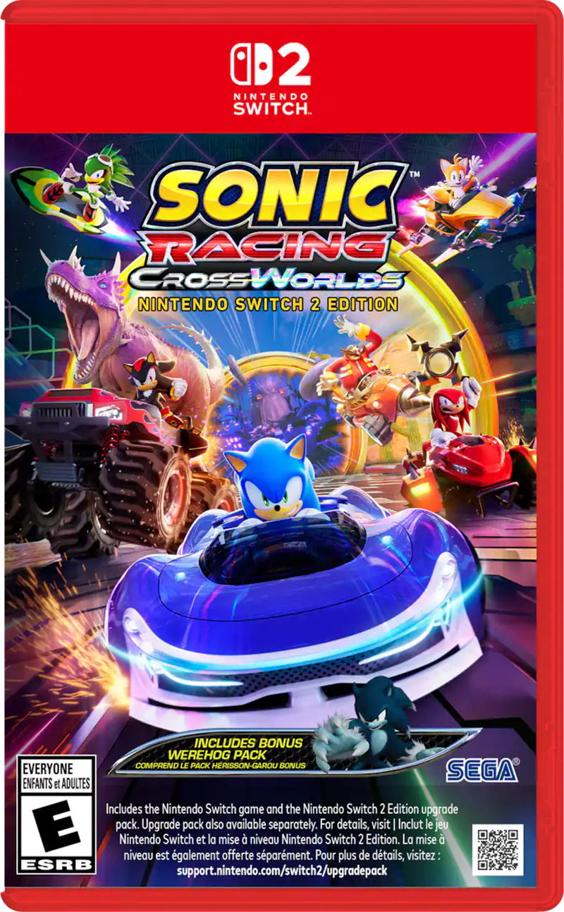 Sonic Racing: CrossWorlds Nintendo Switch 2 Edition <span class="ext" style="background-color: #00e206; color: #FFFFFF;">Game Cart</span> image 1