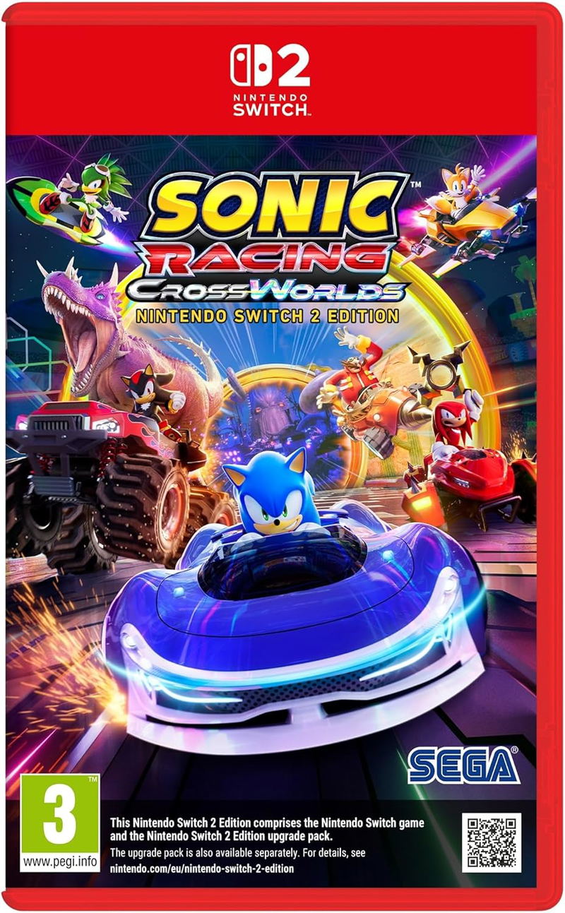 Sonic Racing: CrossWorlds Nintendo Switch 2 Edition <span class="ext" style="background-color: #00e206; color: #FFFFFF;">Game Cart</span> image 1