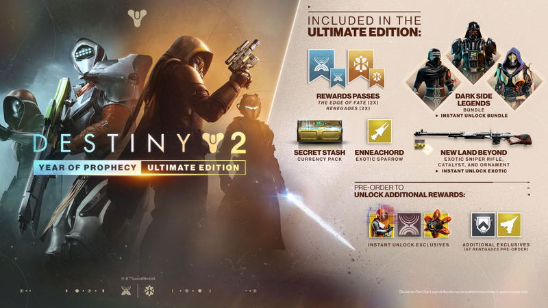 Destiny 2: Year Of Prophecy Ultimate Edition (DLC) <span class="ext" style="background-color: #B0000F; color: #FFFFFF;">DLC</span> <span class="ext" style="background-color: #2a475e; color: #FFFFFF;">STEAM</span> <span class="ext ext_digital">digital</span> image 2