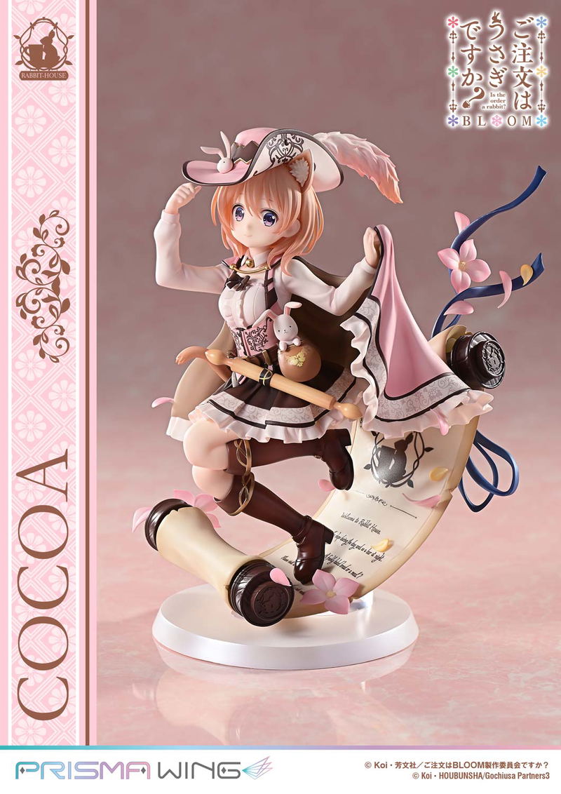 Prisma Wing Is the Order a Rabbit? Bloom 1/7 Scale Pre-Painted Figure: Cocoa image 1