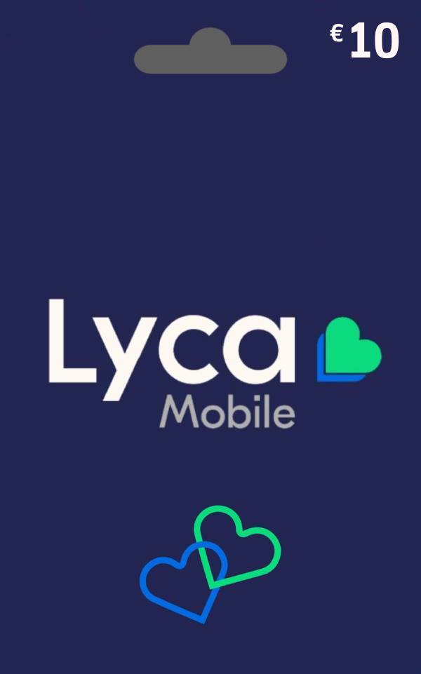 Lyca Mobile Gift Card 10 EUR | Belgium Account <span class="ext ext_digital">digital</span> image 1
