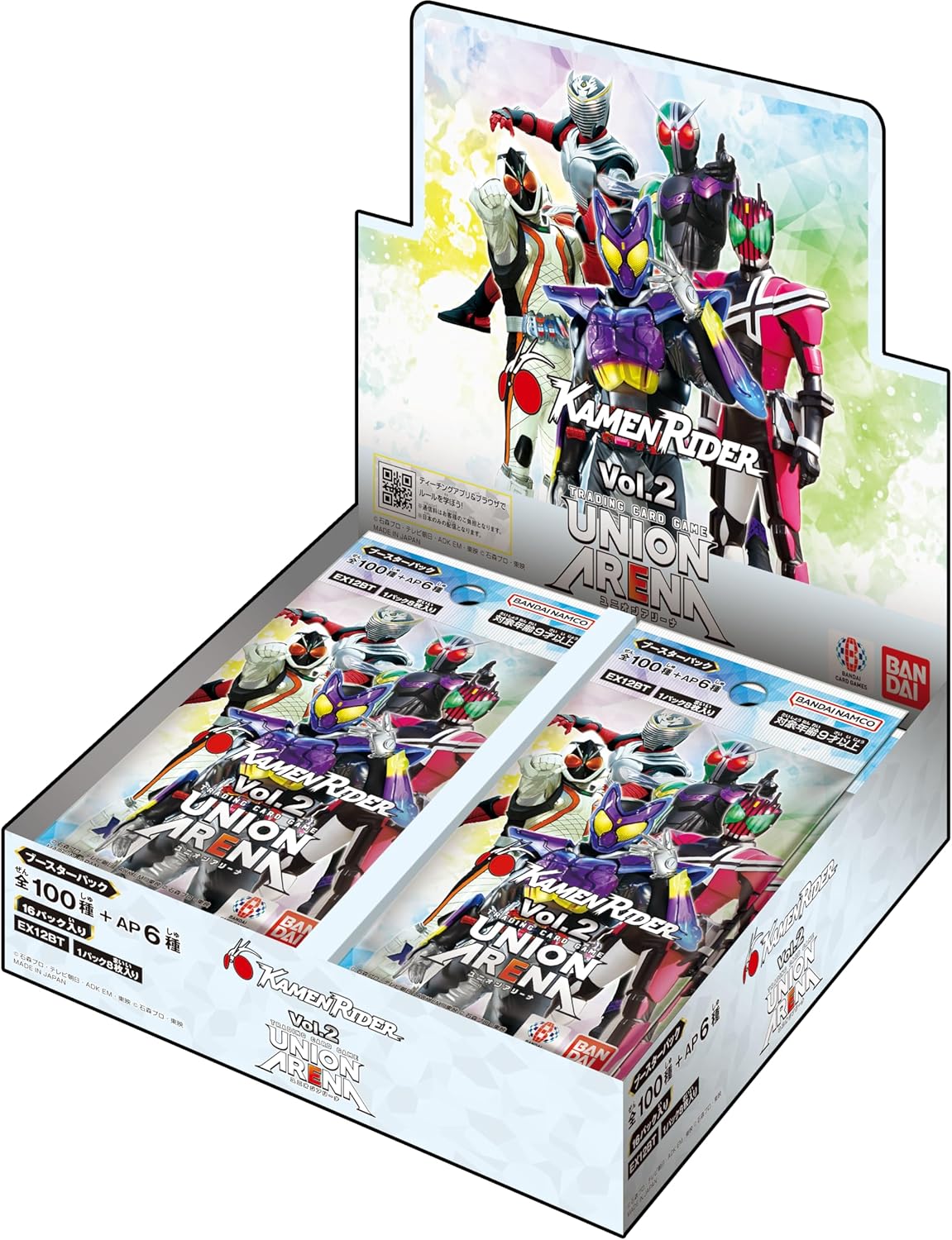 Union Arena Booster Pack Kamen Rider Vol. 2 EX12BT (Set of 16 Packs)