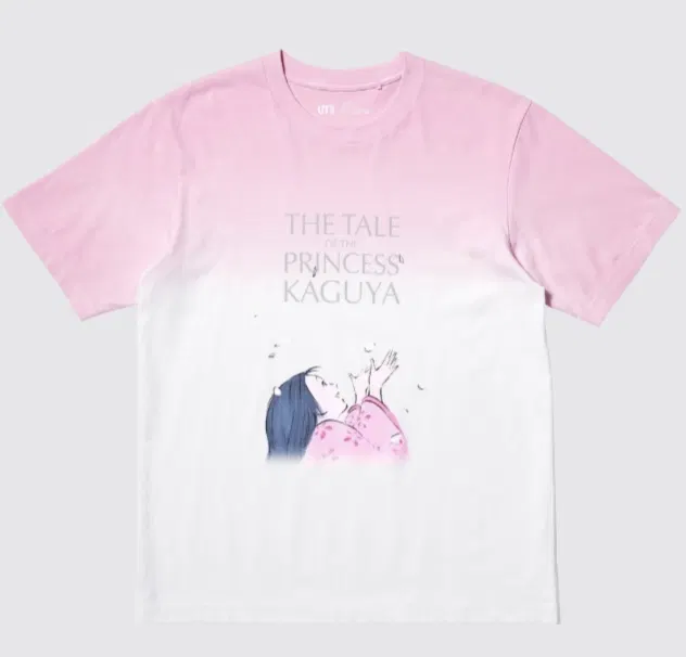 UT Ghibli Studio The Tale of The Princess Kaguya Graphic T-Shirt (White | Size XL) image 1