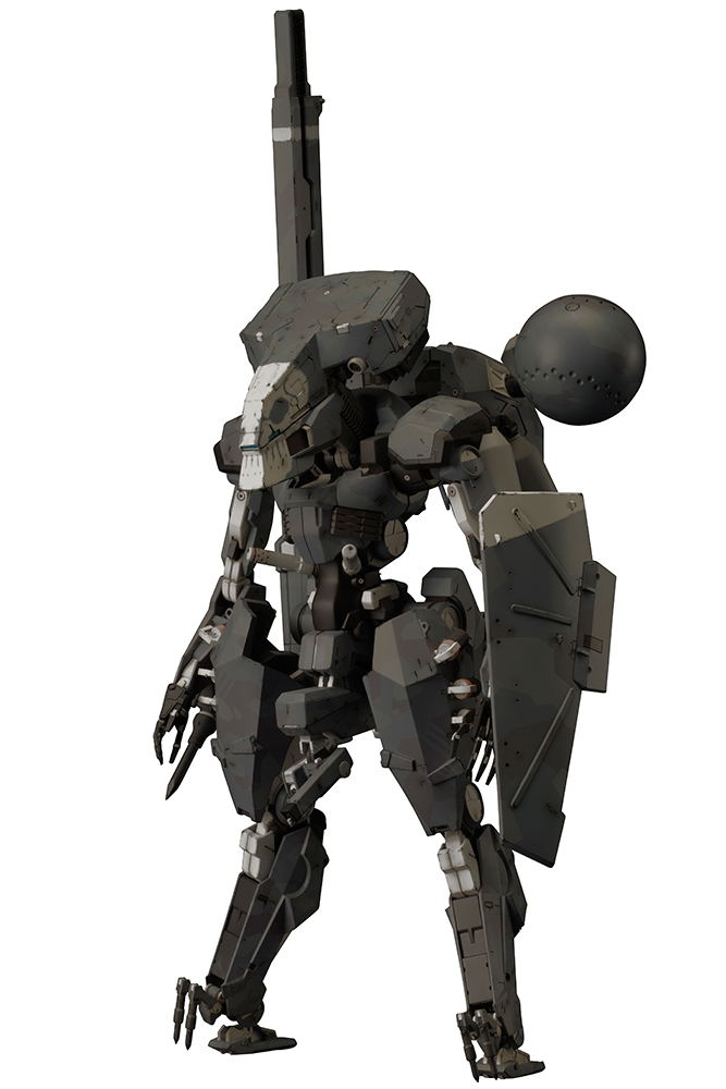 Metal Gear Solid V The Phantom Pain 1/100 Scale Plastic Model Kit: Metal Gear Sahelanthropus Black Ver. (Re-run) image 1