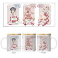 Movier Version Fate/kaleid liner Prisma Illya: Licht - The Nameless Girl - Illya, Miyu And Chloe In Waitress Uniforms Full Color Mug With Lid thumbnail 1
