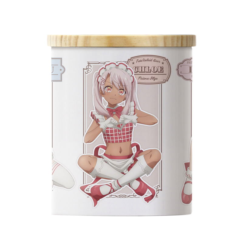 Movier Version Fate/kaleid liner Prisma Illya: Licht - The Nameless Girl - Illya, Miyu And Chloe In Waitress Uniforms Full Color Mug With Lid image 3