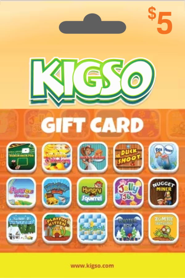 Kigso Games 5 USD | United States Account digital — Import Game Deal