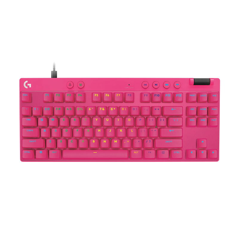 PRO X TKL RAPID Wired Gaming Keyboard - Analog Switches (Pink) image 1