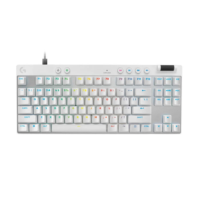 PRO X TKL RAPID Wired Gaming Keyboard - Analog Switches (White) image 1