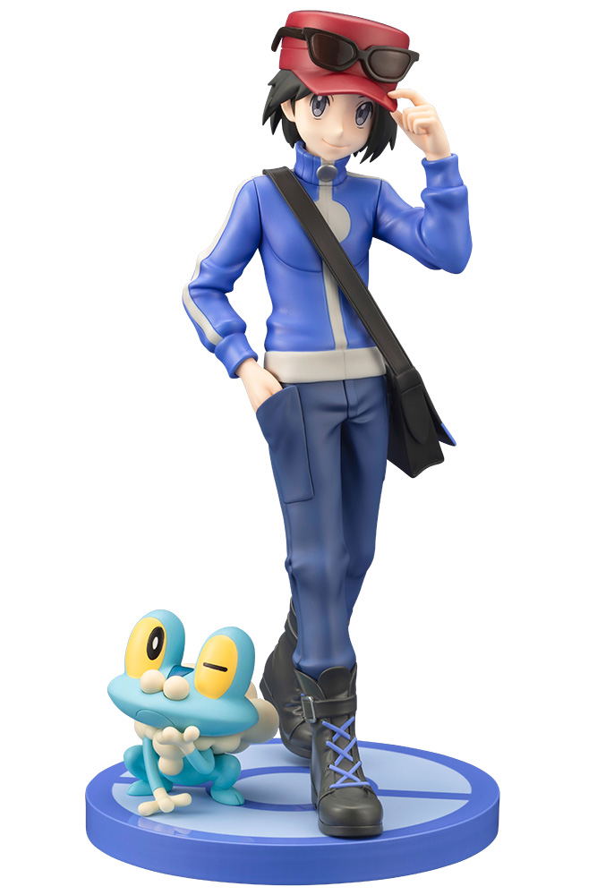ARTFX J Pokemon Series 1/8 Scale Pre-Painted Figure: Calem with Froakie image 1