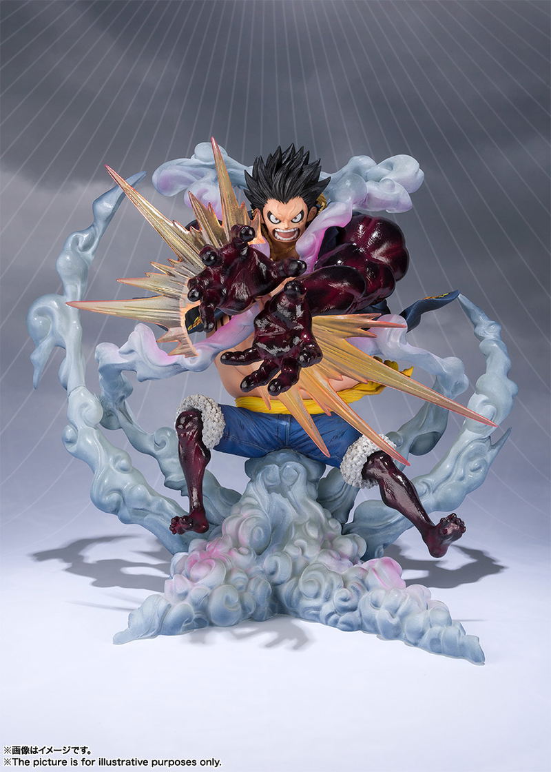 Figuarts Zero One Piece Extra Battle: Monkey D. Luffy -Fourth Gear-Leo ...