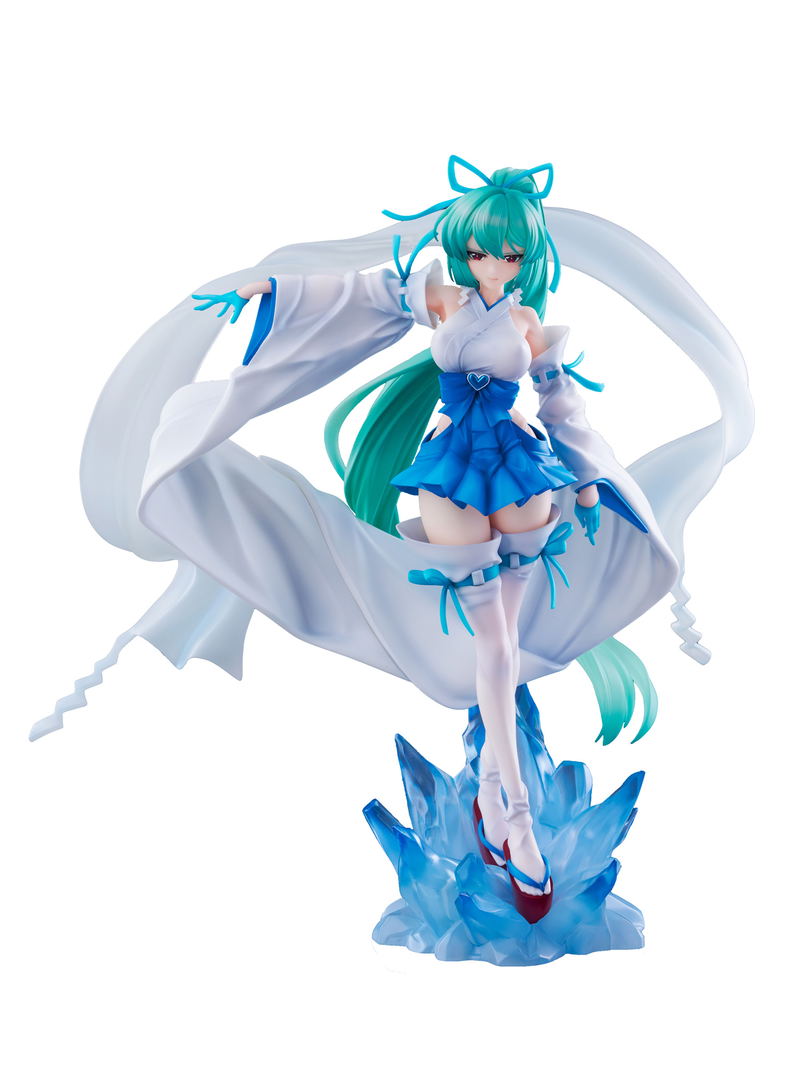 Gushing Over Magical Girls 1/7 Scale Pre-Painted Figure: Magia Azure The  Verglas Maiden, image size:800x1066