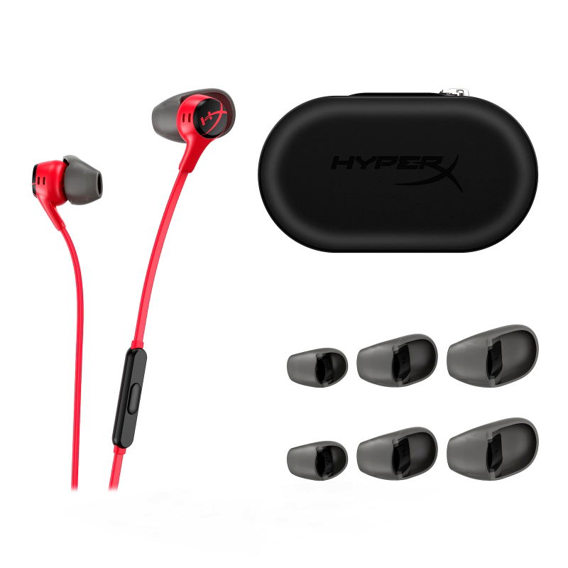 HyperX Cloud Earbuds II - Gaming Earbuds (Red) image 4