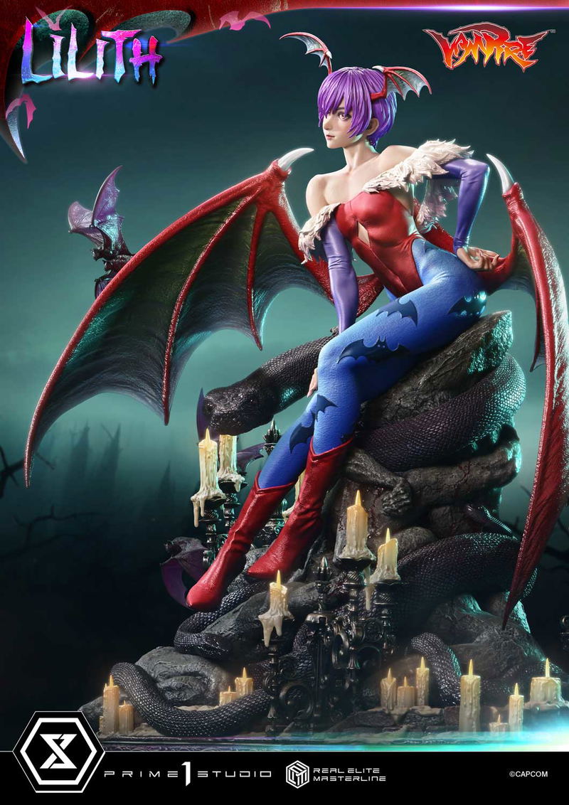Real Elite Masterline Darkstalkers 1/4 Scale Statue: Lilith image 11