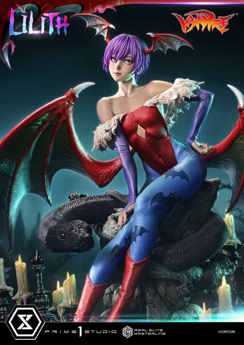 Real Elite Masterline Darkstalkers 1/4 Scale Statue: Lilith image 12