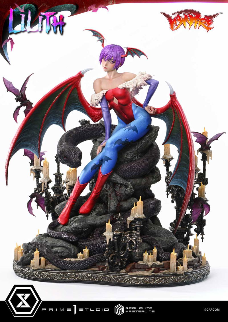 Real Elite Masterline Darkstalkers 1/4 Scale Statue: Lilith image 1