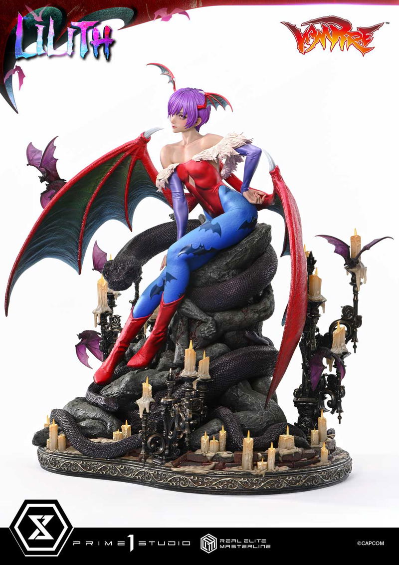 Real Elite Masterline Darkstalkers 1/4 Scale Statue: Lilith image 13