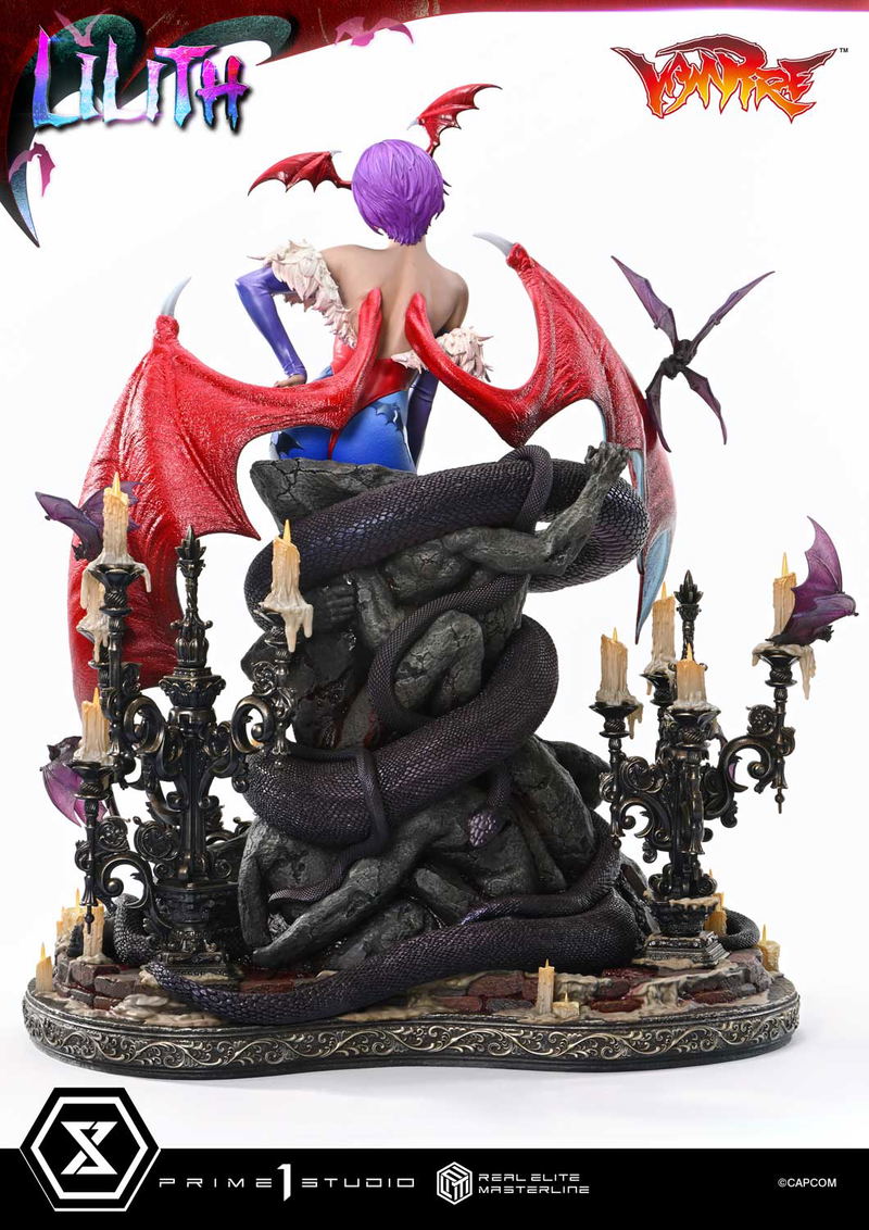 Real Elite Masterline Darkstalkers 1/4 Scale Statue: Lilith image 14
