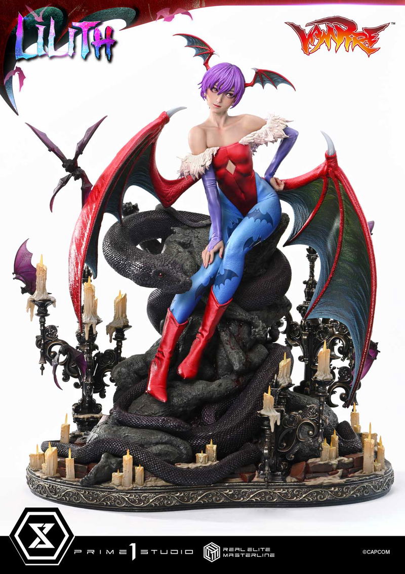 Real Elite Masterline Darkstalkers 1/4 Scale Statue: Lilith image 15