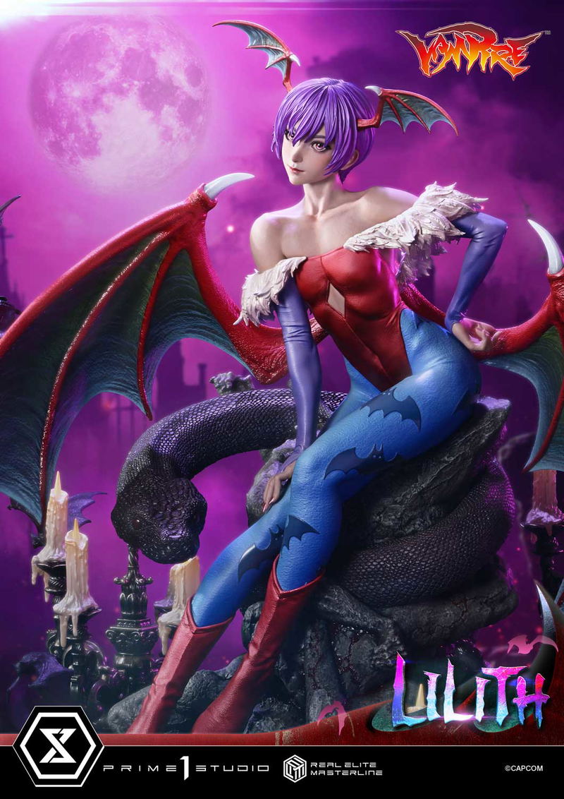 Real Elite Masterline Darkstalkers 1/4 Scale Statue: Lilith image 2