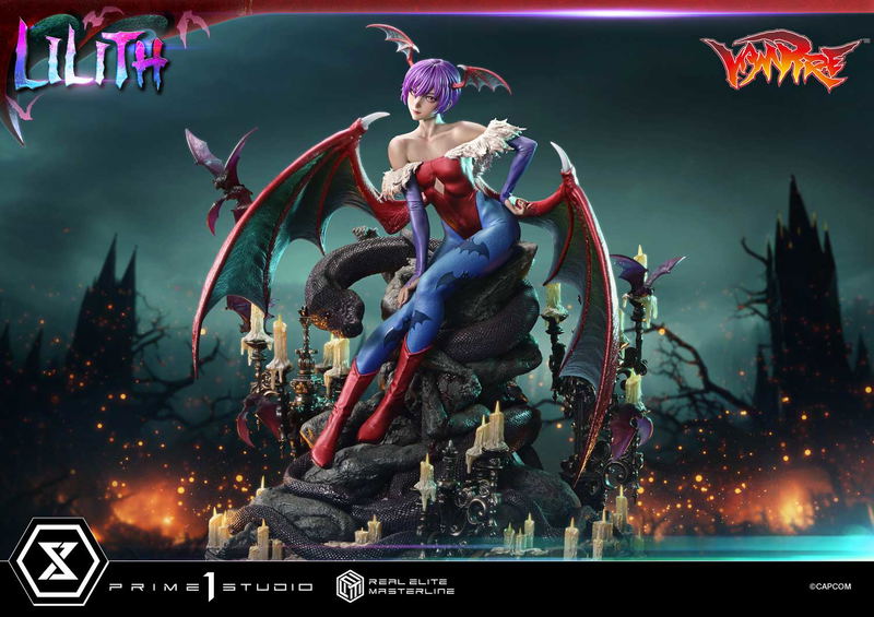 Real Elite Masterline Darkstalkers 1/4 Scale Statue: Lilith image 22